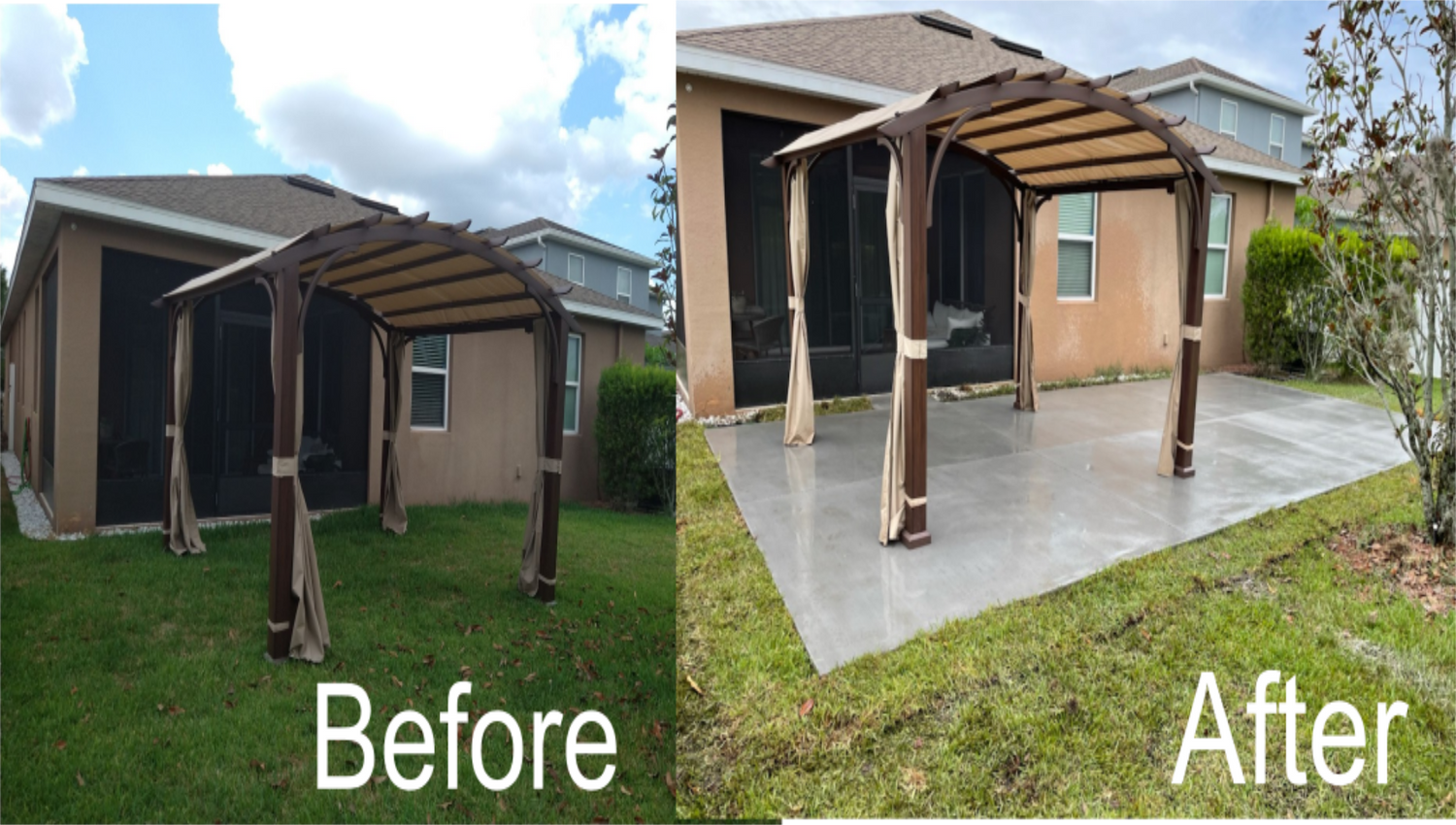 Concrete Patio in Debary FL