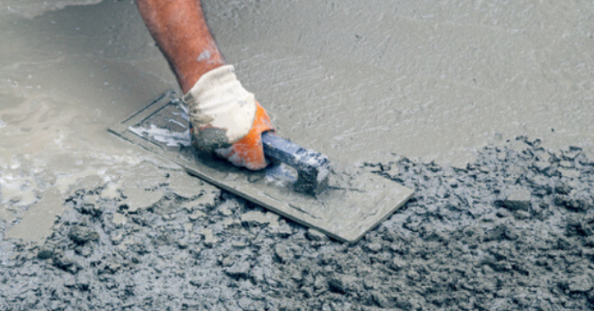 Finishing a concrete pour in Deltona FL